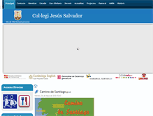 Tablet Screenshot of col-jesus-salvador.net